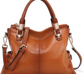 Soft Women Genuine Leather Purses and Handbags Satchel Tote Shoulder Bag