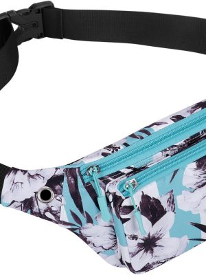 Fanny Pack for Women & Men - Crossbody Waist Bag Lightweight Belt Bum Bag for Sports, Travel, Hiking, Everyday Use